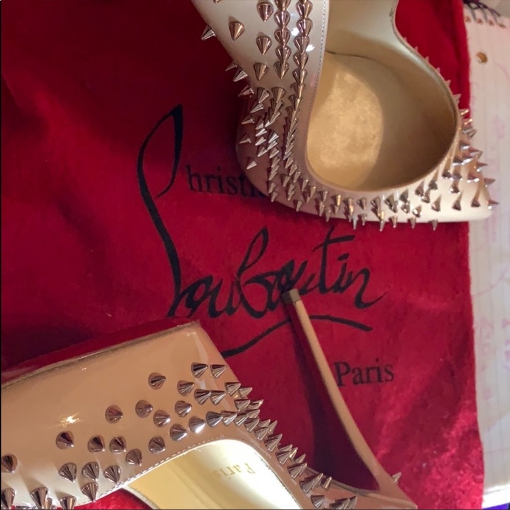 Spiked red bottoms